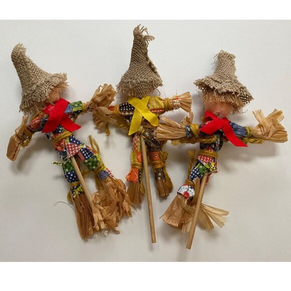 Scarecrow Fall Autumn Halloween Decorations Cute 90s - Picture 5 of 5